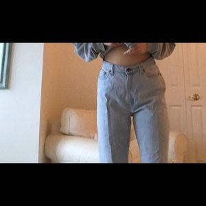 levi thrifted jeans